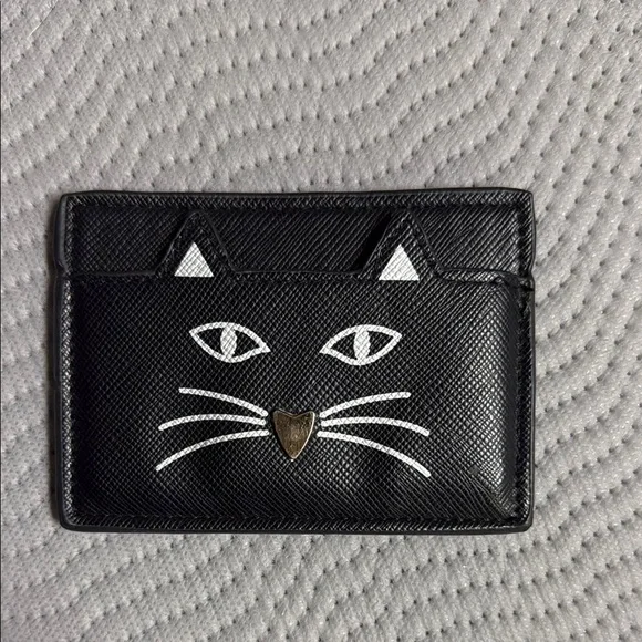 Black Cat Card Holder - Picture 2 of 3